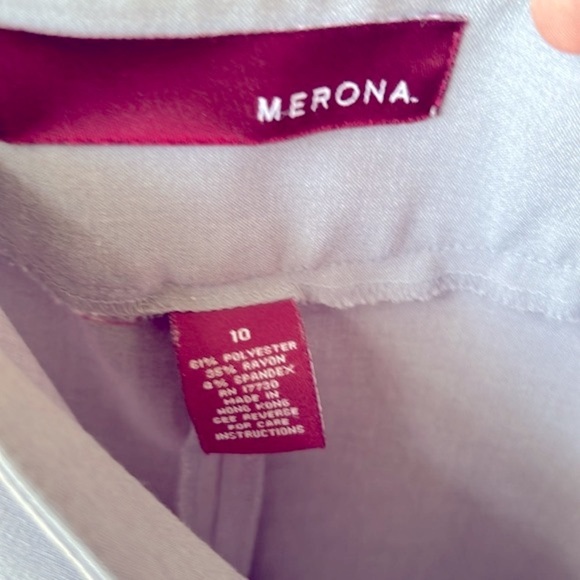 Gray Maxi Skirt Size 10 Long Size Zip Workwear - Picture 6 of 8